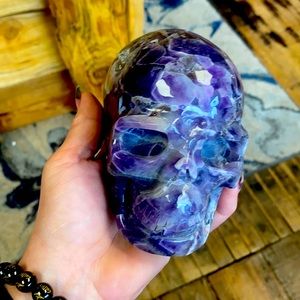 Dream amethyst skull